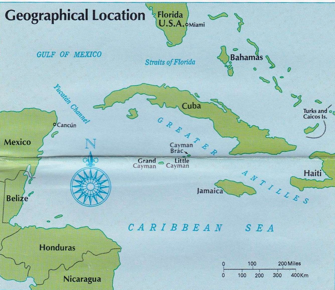CI Caribbean map